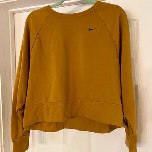Nike Women's Mustard Sweatshirt